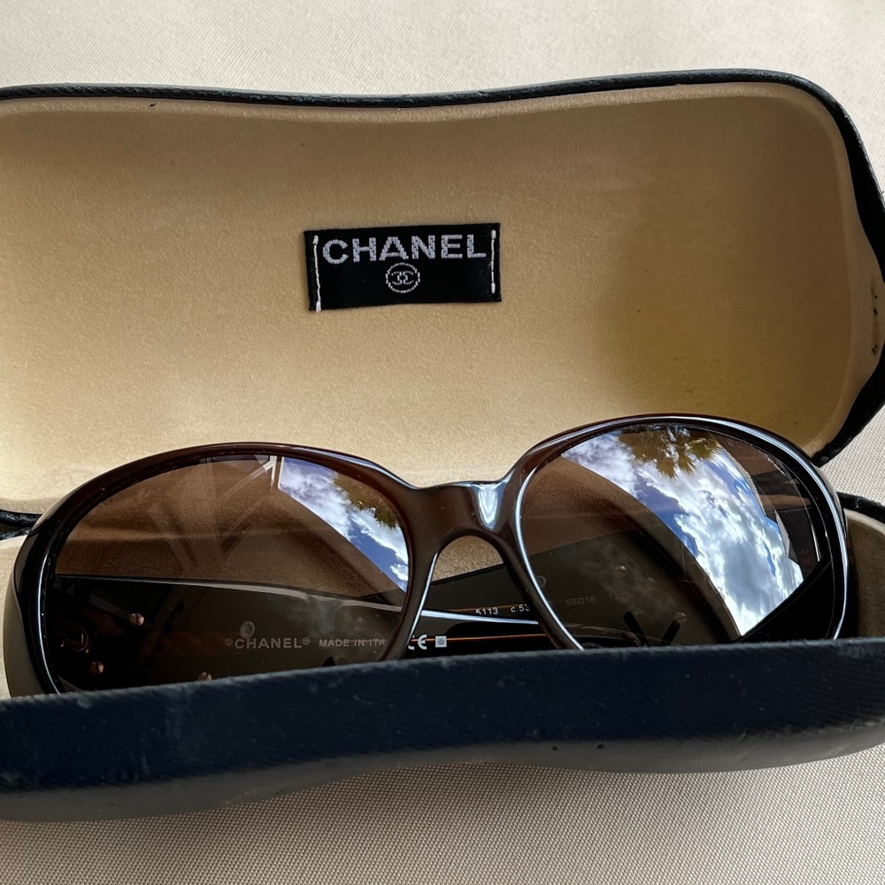Chanel Camellia Sunglasses